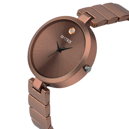 BLUSH Stone Stud Bracelet Style Analog Watch for Women