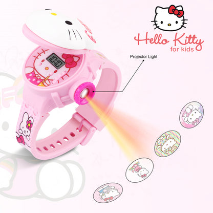 Matrix Hello Kitty 3D Heads Up 6 Image Projector Watch for Kids
