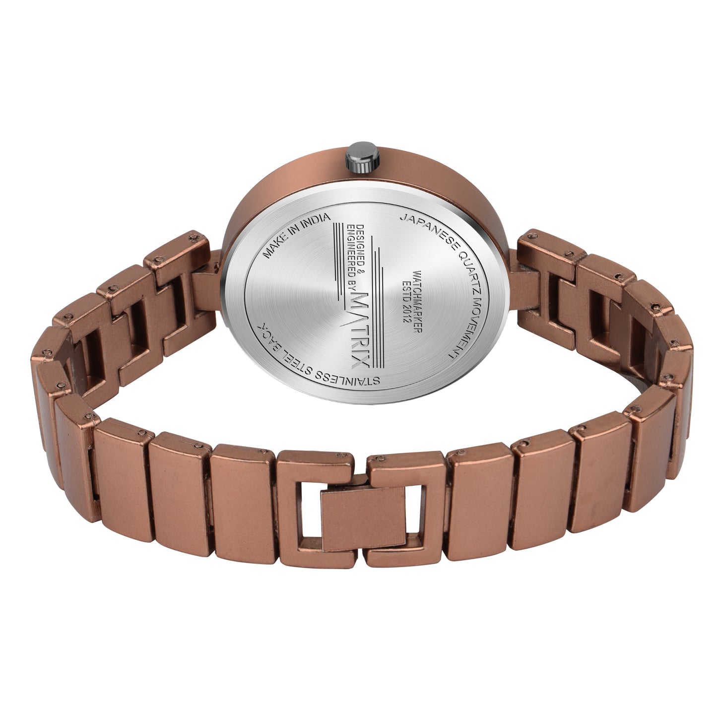 BLUSH Stone Stud Bracelet Style Analog Watch for Women