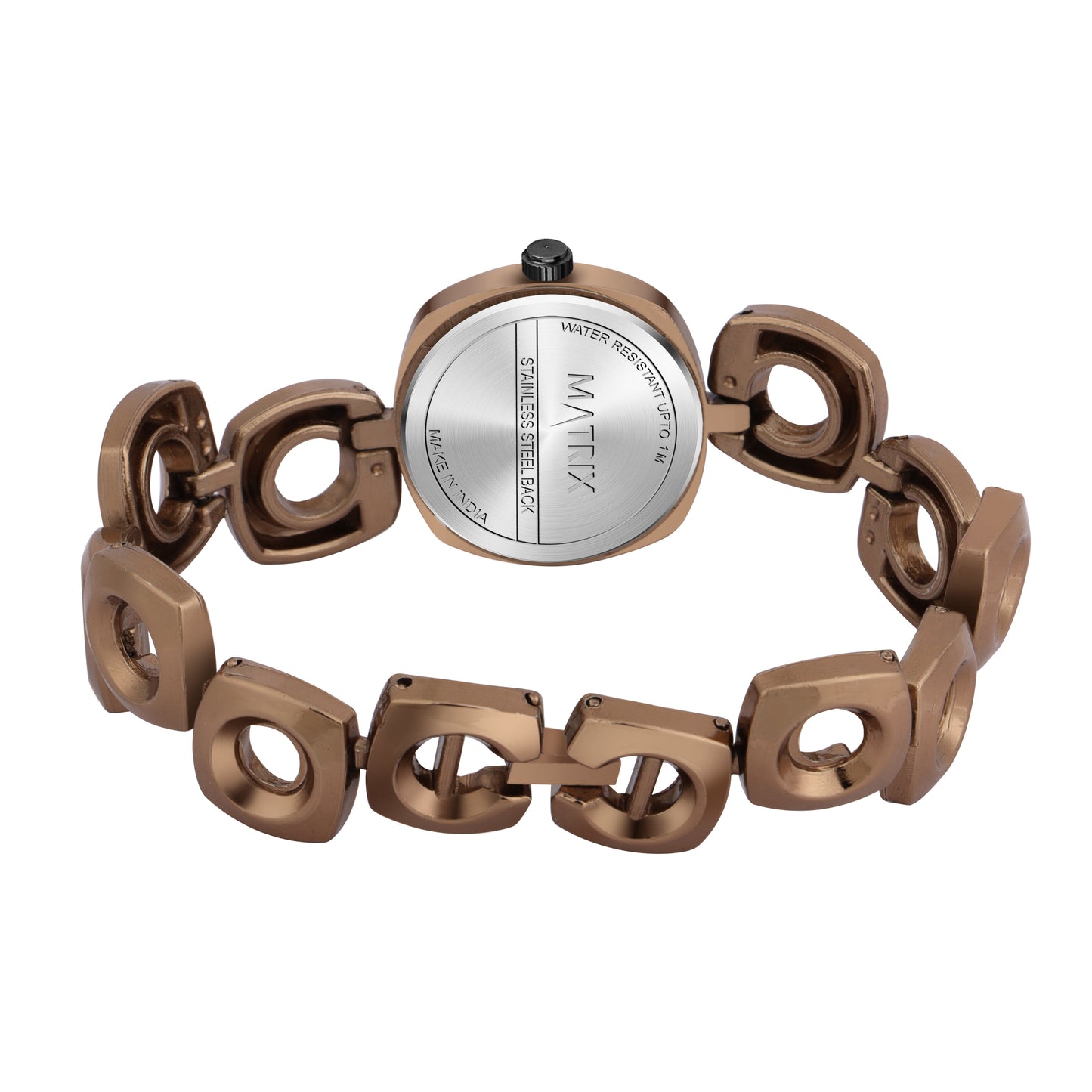 Matrix Timepiece Blush Collection | Designer Bracelet Chain Watch for Women