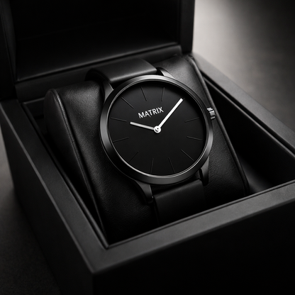 Matrix Minimalist Silicone Strap Analog Watch for Men & Boys