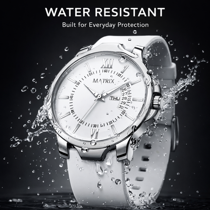 Matrix Antique 2.0 Day & Date Softest Silicone Strap Analog Watch For Men & Boys