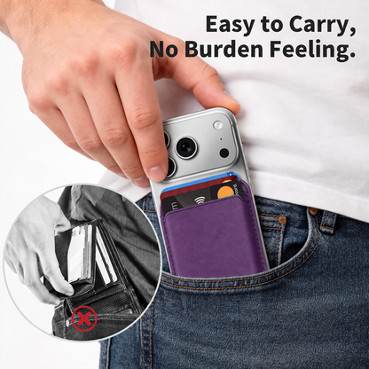 MATRIX MAG SAFE WALLET| GENUINE LEATHER