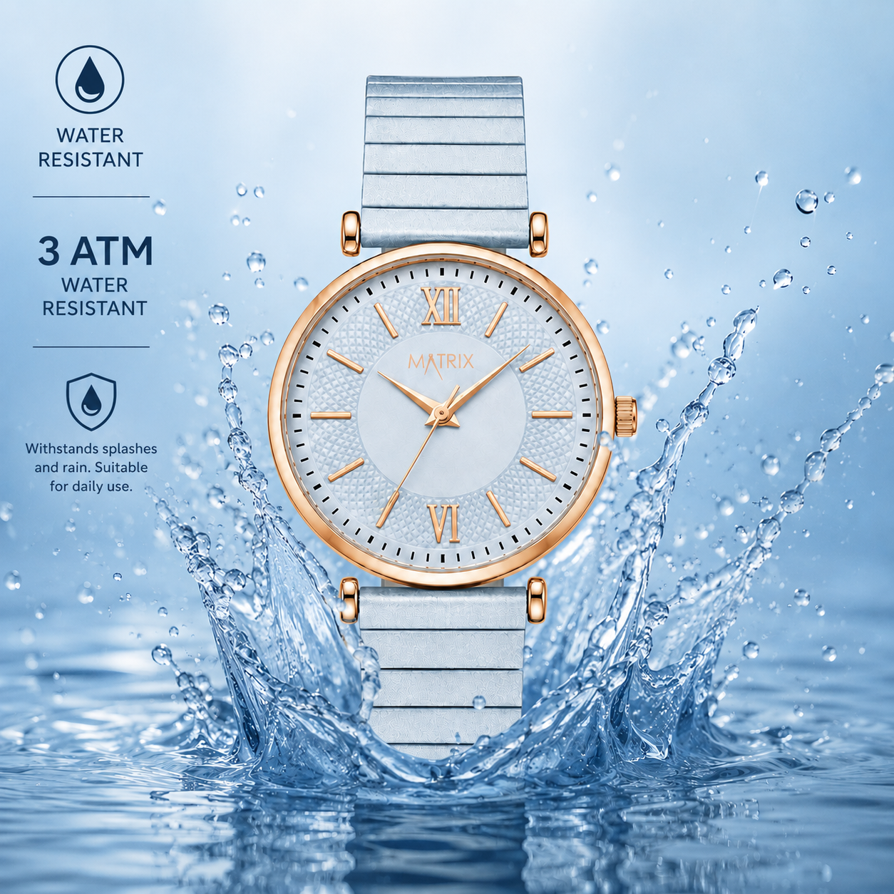 Matrix Bloom Collection Women's Analog Wrist Watch
