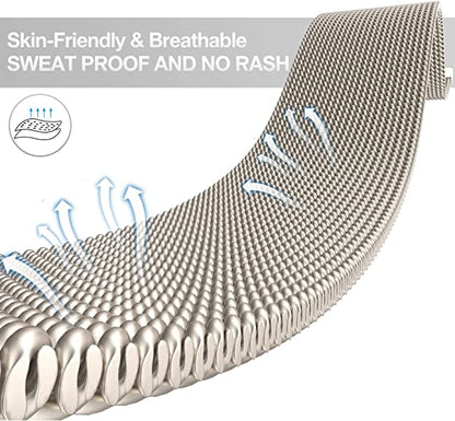 Matrix Accessorize 22MM Mesh Chain with Magnet Lock (Gold Mesh)