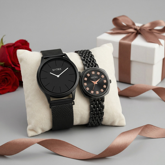 Matrix EVERBOND Analog Couple Watches For Men & Women