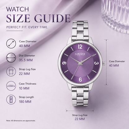 Matrix Bloom Collection Women's Analog Wrist Watch