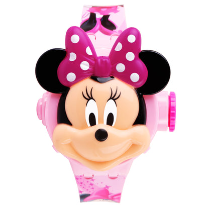 Matrix Minni Mouse 3D Heads Up 6 Image Projector Watch for Kids