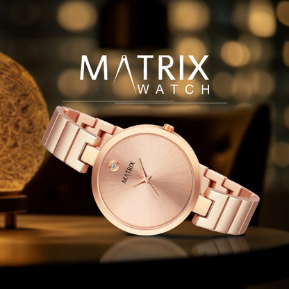 BLUSH Stone Stud Bracelet Style Analog Watch for Women