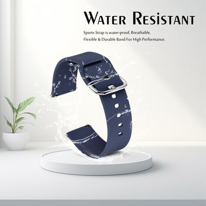 Matrix Accessorize 22MM Silicone Loop Strap (Colour :Blue)