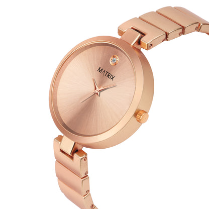 BLUSH Stone Stud Bracelet Style Analog Watch for Women