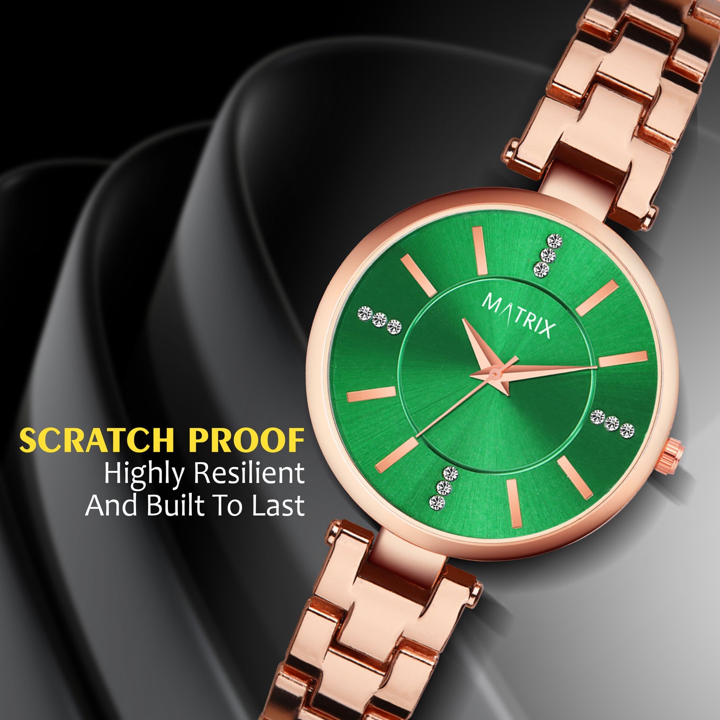 DAISY Stone Studded Bracelet Analog Watch for Women