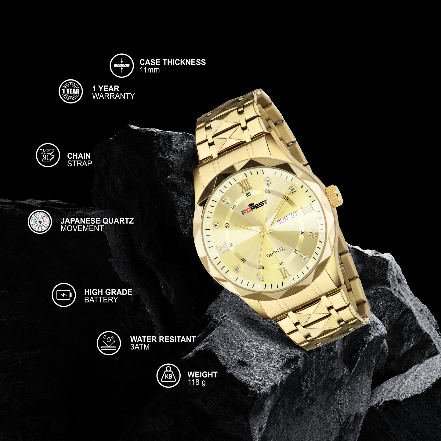 MATRIX Forest Aurion Analog Watch for Men & Boys