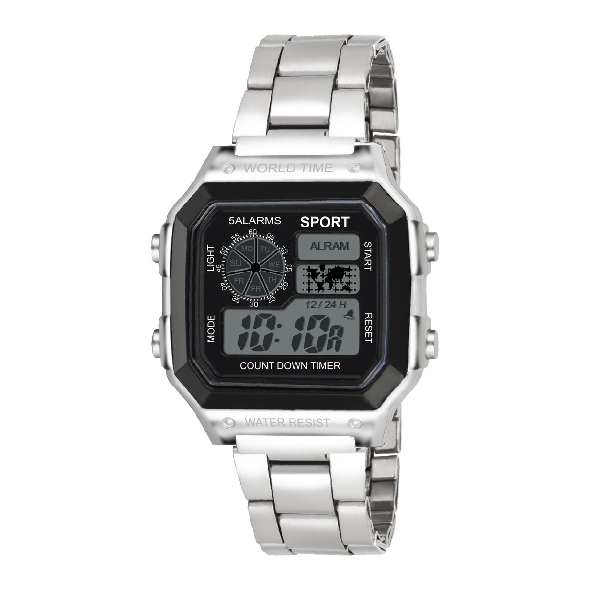 Matrix Sportz Digital Stainless Steel Sports Watch for Men & Boys ...