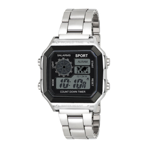 Matrix Sportz Digital Stainless Steel Sports Watch for Men & Boys ...