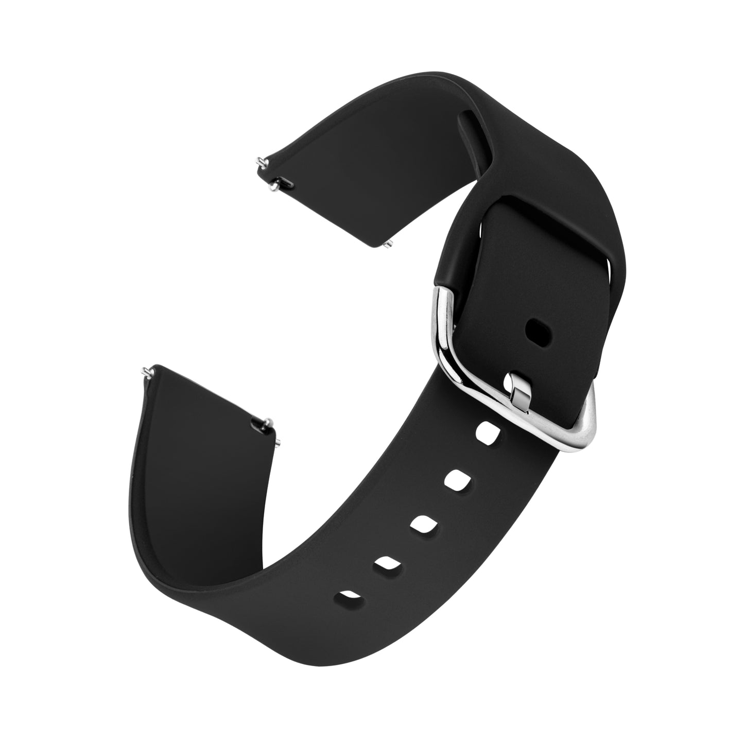 Matrix Accessorize 22MM Silicone Loop Strap (Colour :Black)