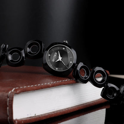 Matrix Timepiece Blush Collection | Designer Bracelet Chain Watch for Women