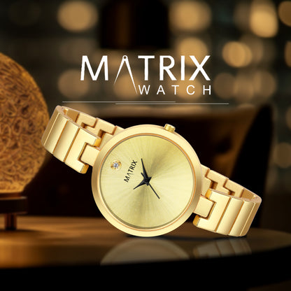 BLUSH Stone Stud Bracelet Style Analog Watch for Women