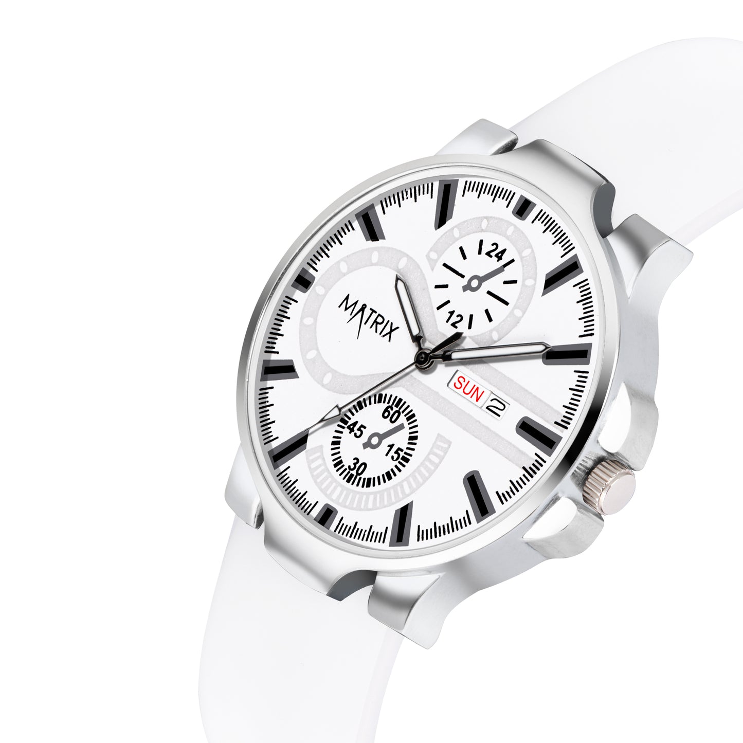 Matrix SUPERIOR 2.0 Day & Date Silicone Strap Analog Watch For Men & Boys