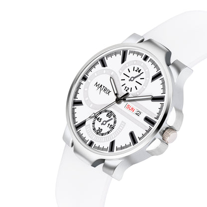 Matrix SUPERIOR 2.0 Day & Date Silicone Strap Analog Watch For Men & Boys