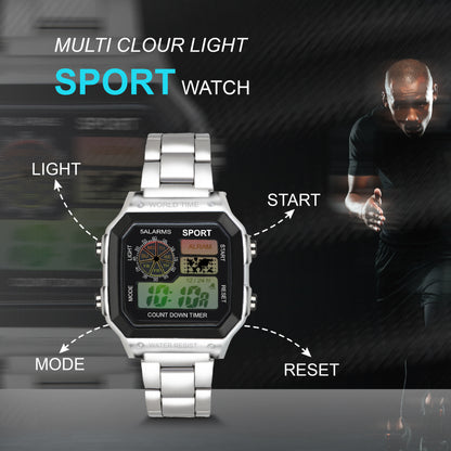 Matrix Sportz Digital Stainless Steel Sports Watch  for Men & Boys