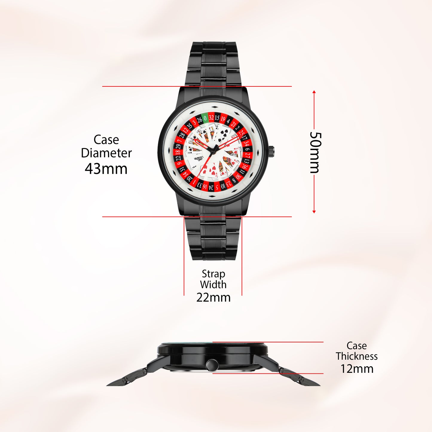 Matrix MotionX Rotating Roulette Dial With Stainless Steel Strap Analog Watch for Men