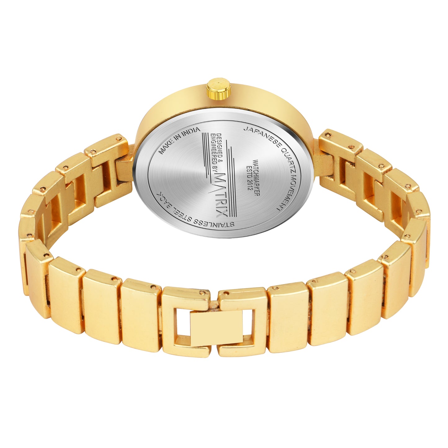 BLUSH Stone Stud Bracelet Style Analog Watch for Women