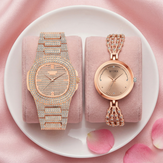 Matrix EVERBOND Analog Couple Watches For Men & Women