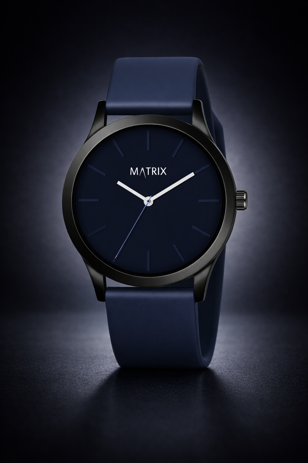 Matrix Minimalist Silicone Strap Analog Watch for Men & Boys