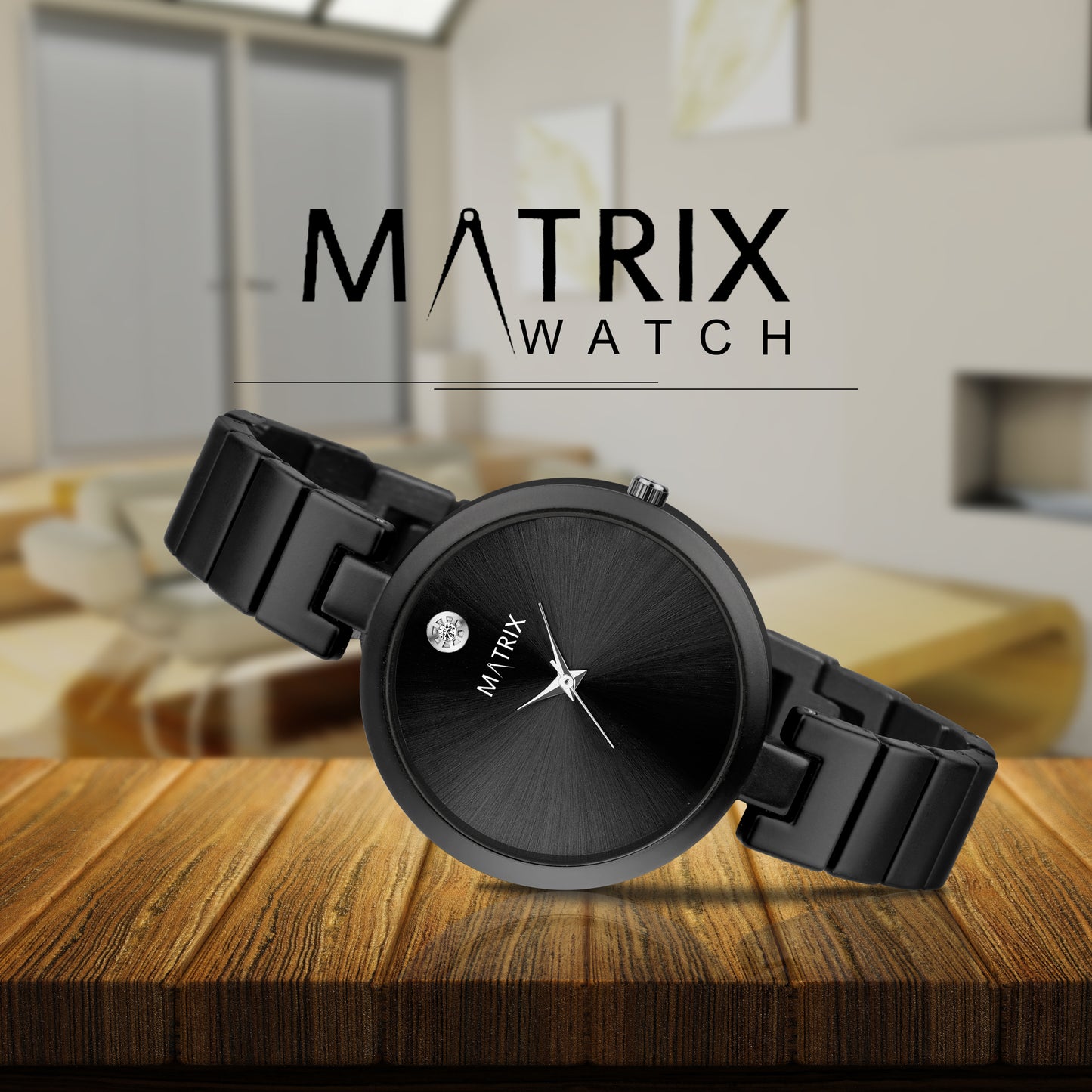 BLUSH Stone Stud Bracelet Style Analog Watch for Women