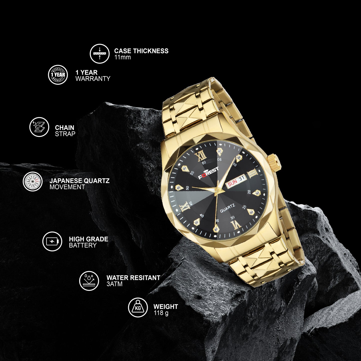 MATRIX Forest Aurion Analog Watch for Men & Boys