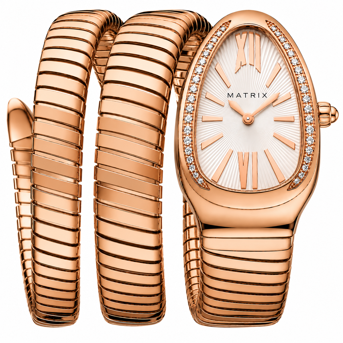 Matrix AURELLE Flexible Wrap Bracelet Strap Analog Watch For Women