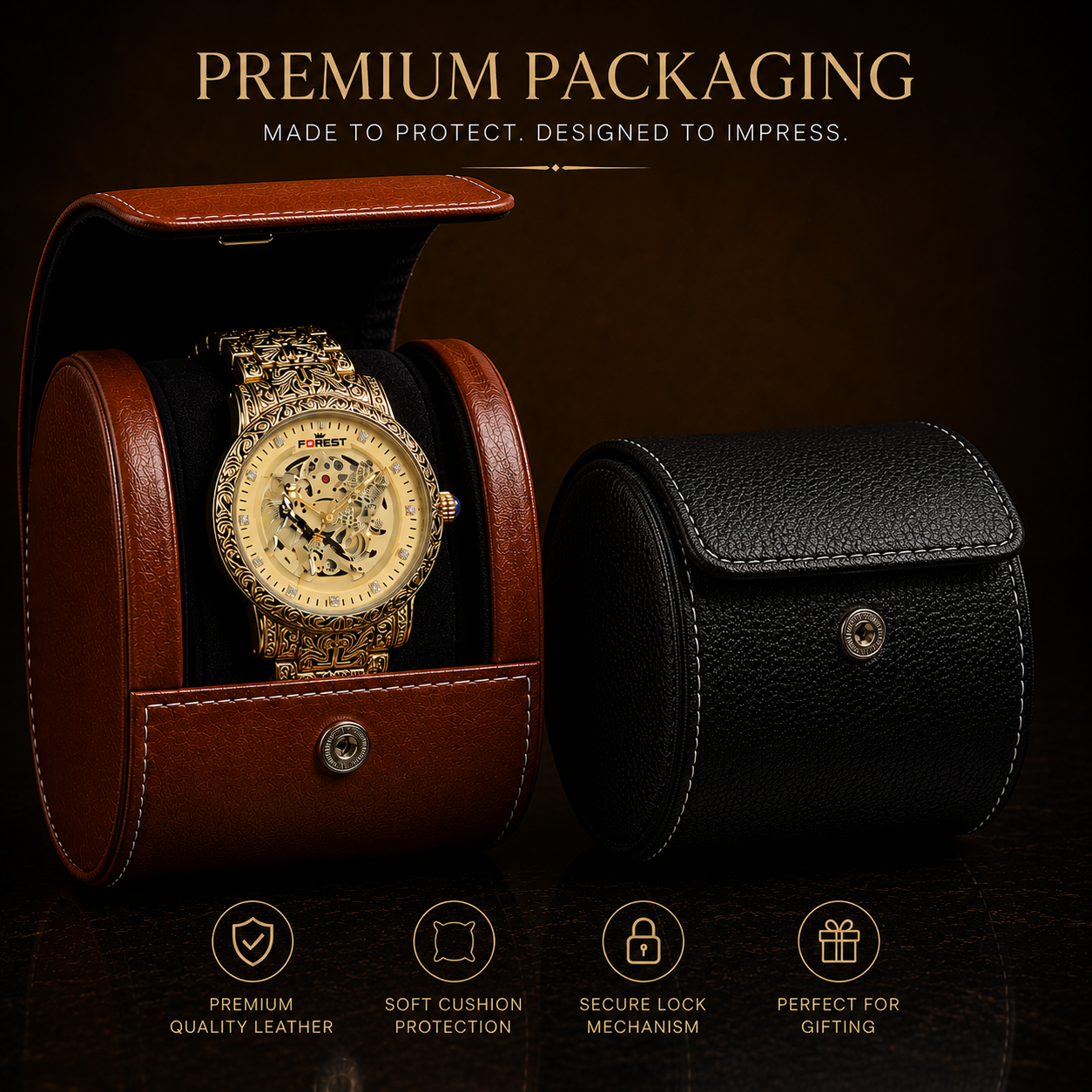 Matrix x Forest Edition Antique Analog Watch For Men