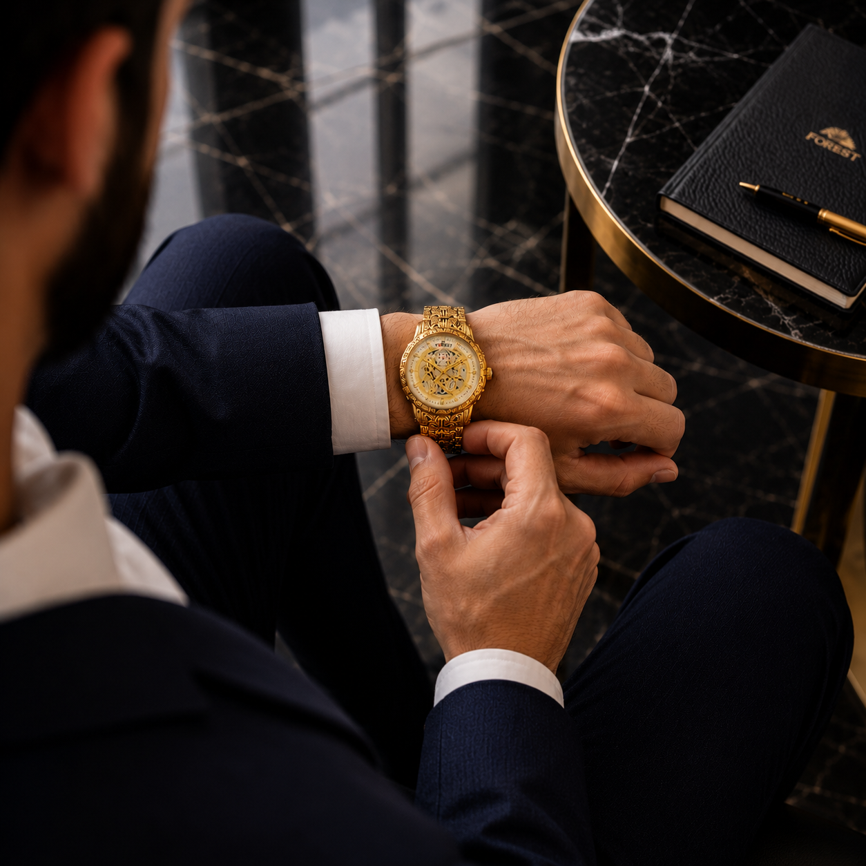 Matrix x Forest Edition Antique Analog Watch For Men