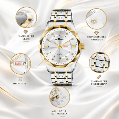 Matrix x Forest Edition Diamond Cut Analog Watch For Men