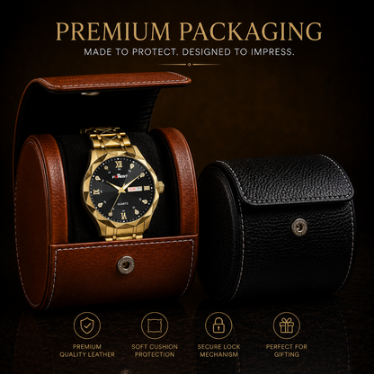 Matrix x Forest Edition Diamond Cut Analog Watch For Men