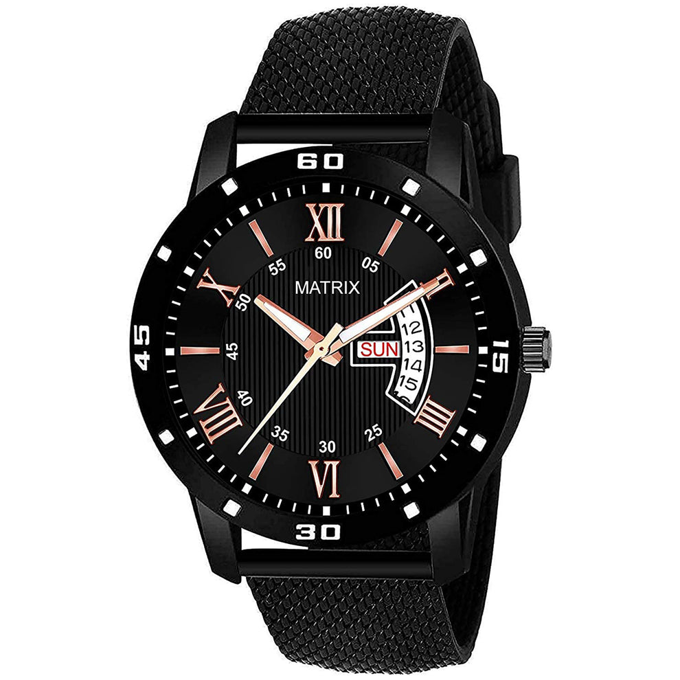 Matrix Heritage Analog Day & Date Watch for Men – Matrix Timepiece