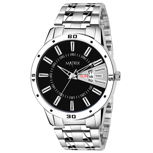 Matrix Antique 3.0 Day & Date With Stainless Steel Strap Analog Watch For Men