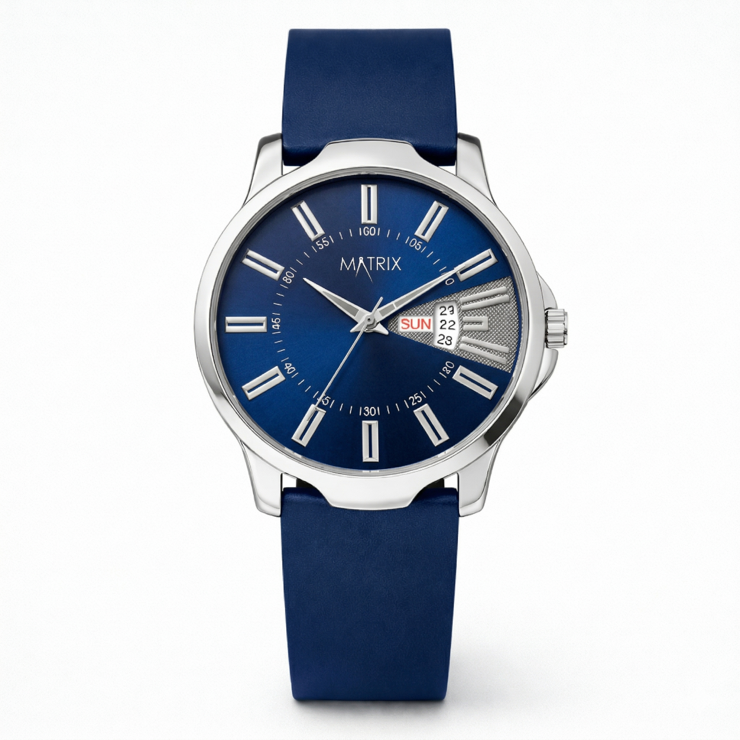 Matrix ELITE Day & Date Silicone Strap Analog Watch For Men & Boys