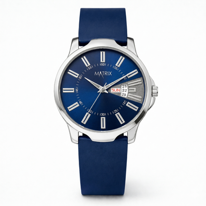 Matrix ELITE Day & Date Silicone Strap Analog Watch For Men & Boys