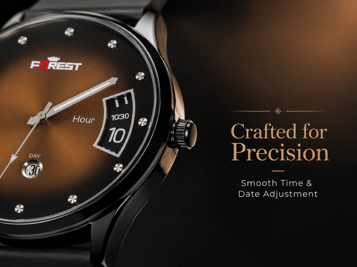 Matrix x Forest Edition Dual Tone Unique Hour Analog Watch For Men