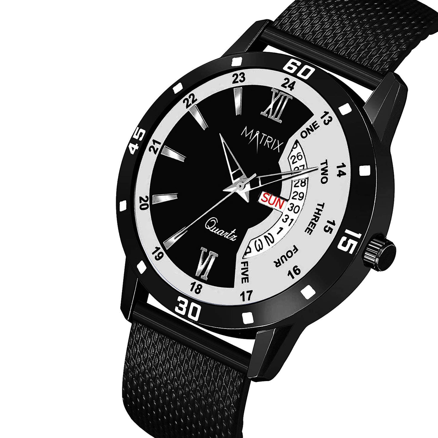 Matrix Dual Colour Day & Date Analog Watch for Men