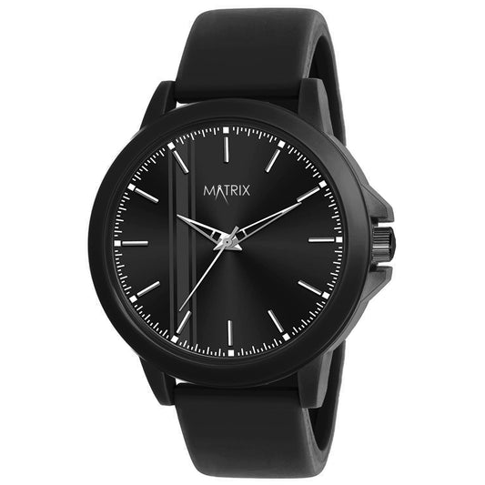 Matrix Big Bang Big Dial Silicone Strap Analog Watch for Men