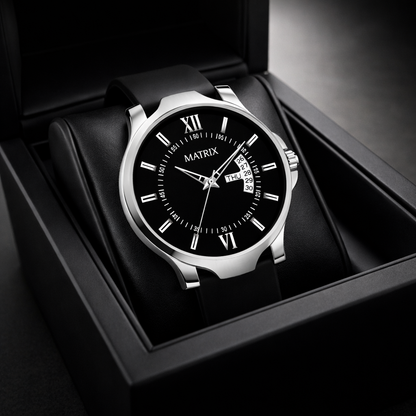 Matrix Antique 2.0 Day & Date Softest Silicone Strap Analog Watch For Men & Boys