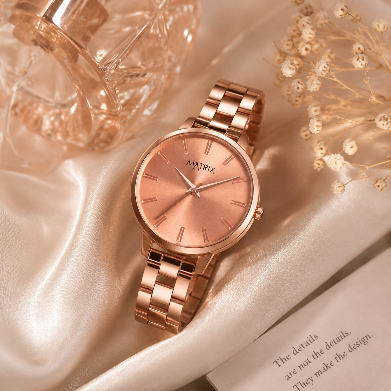 Matrix Bloom Collection Women's Analog Wrist Watch