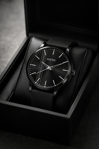 Matrix Timepiece Dope Edition Black Analog Watch for Men