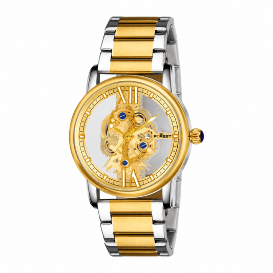 Matrix x Forest Edition Skeleton Stainless Steel Analog Watch For Men