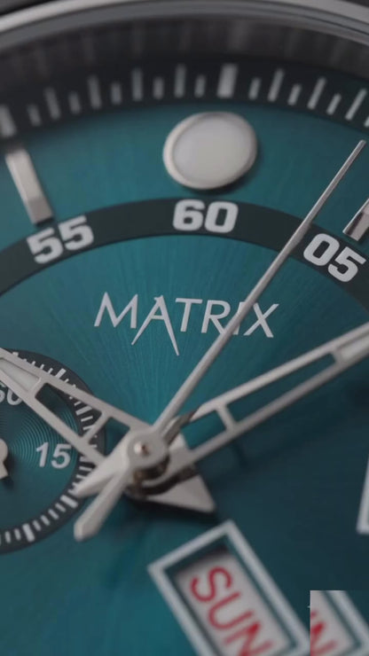 Matrix Superior Day & Date With Stainless Steel Strap Analog Watch For Men