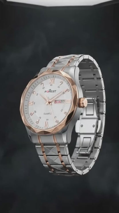 Matrix x Forest Edition Diamond Cut Analog Watch For Men